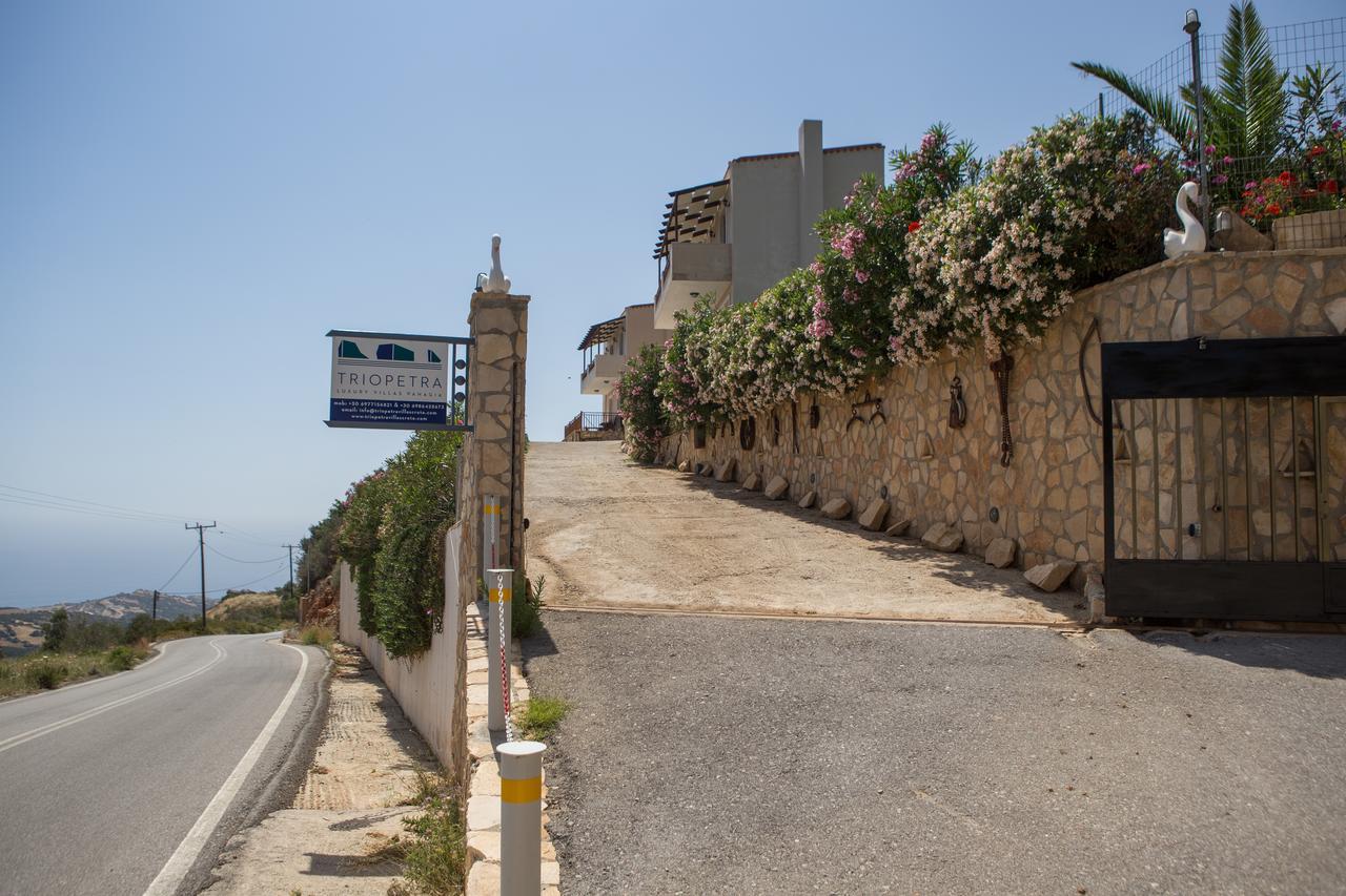 Triopetra Luxury Villas Panagia Εξωτερικό φωτογραφία